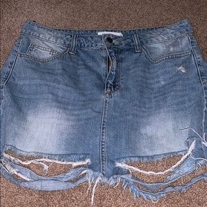 Jean skirt